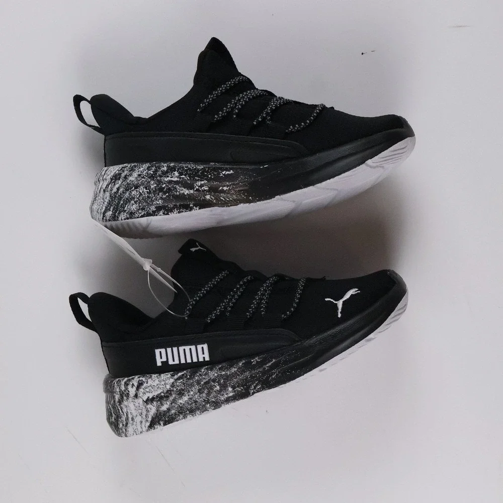 Puma Sneaker One4All 2.0 Blizzrizz INF Black White Marbled 9C NWT
